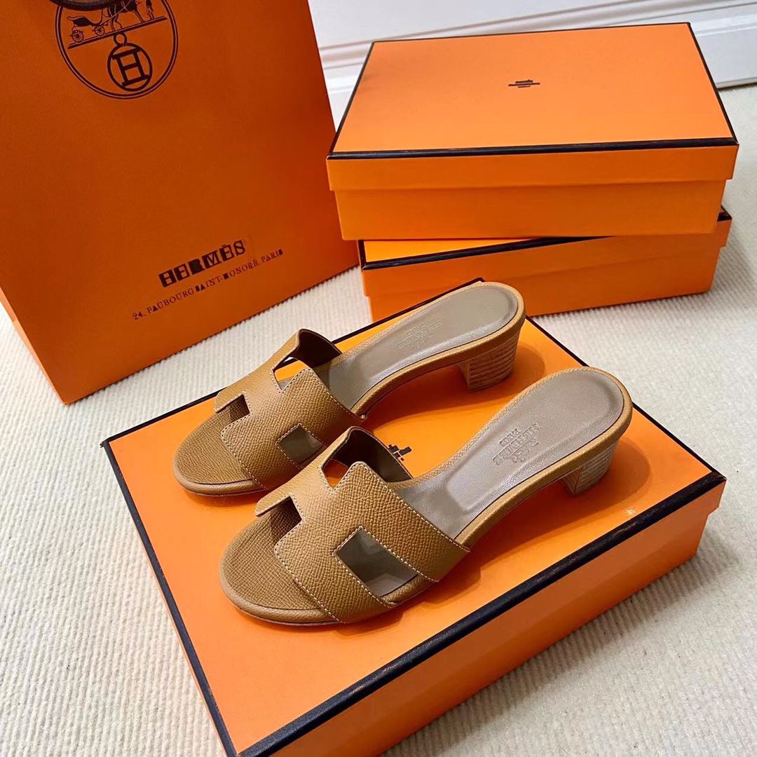 에르메스 올수공 오아시스 슬리퍼 샌들 앱송 43